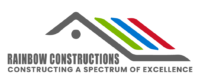 rainbow construction logo